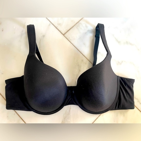 Cacique Other - Cacique, 44B, women’s black Lightly Lined Tshirt Bra, underwire comfort support